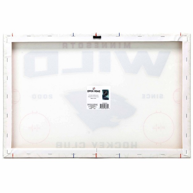 Nhl Minnesota Wild Rink Canvas