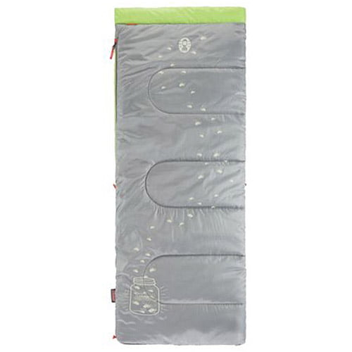 Coleman Glow in the Dark Illumi-Bug 45 F Rectangle Sleeping Bag