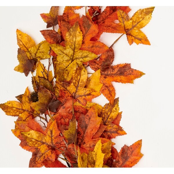 65 Fall Maple Leaves Garland