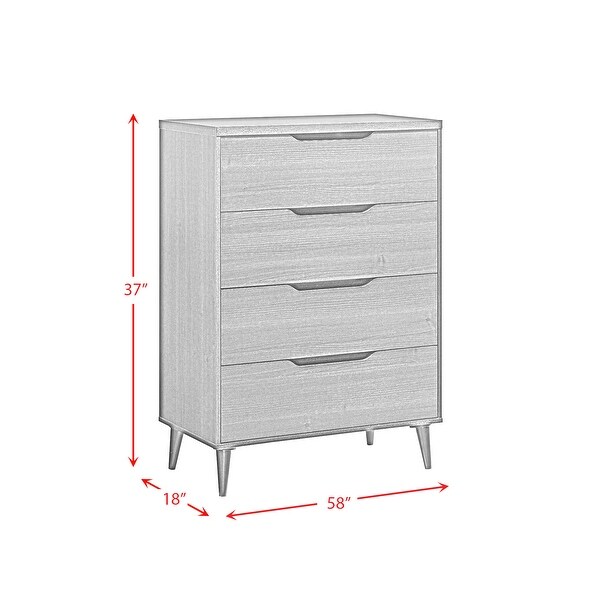 Picket House Furnishings Cohen 4-Drawer Chest in Grey - - 33664986