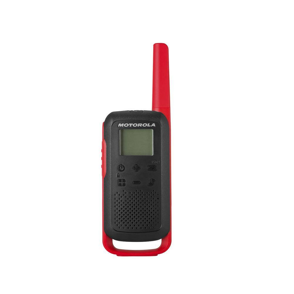 MOTOROLA SOLUTIONS Talkabout T210TP Rechargeable Two-Way Radio om Black with Red (3-Pack) T210TP