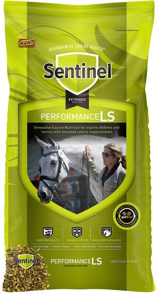 Kent Sentinel LS Performance Formula Horse Food， 50-lb bag