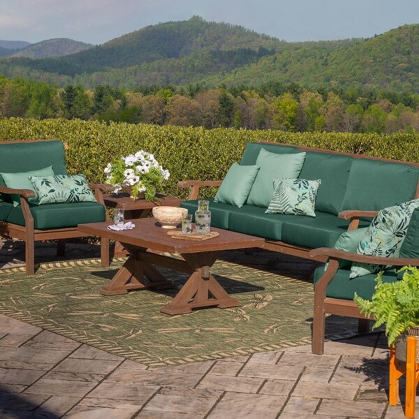 Claremont Collection WeatherResistant Eucalyptus Coffee Table