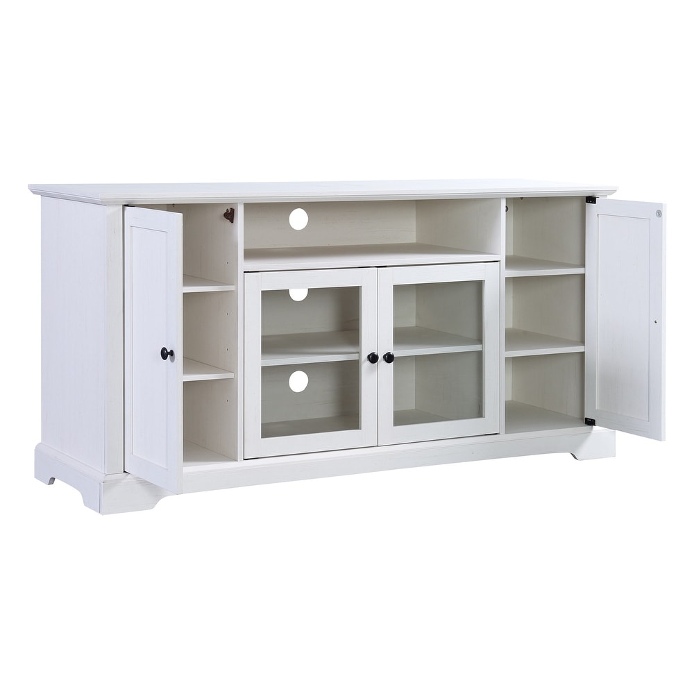 Classic TV Stand with Storage Cabinet for TV up to 65\