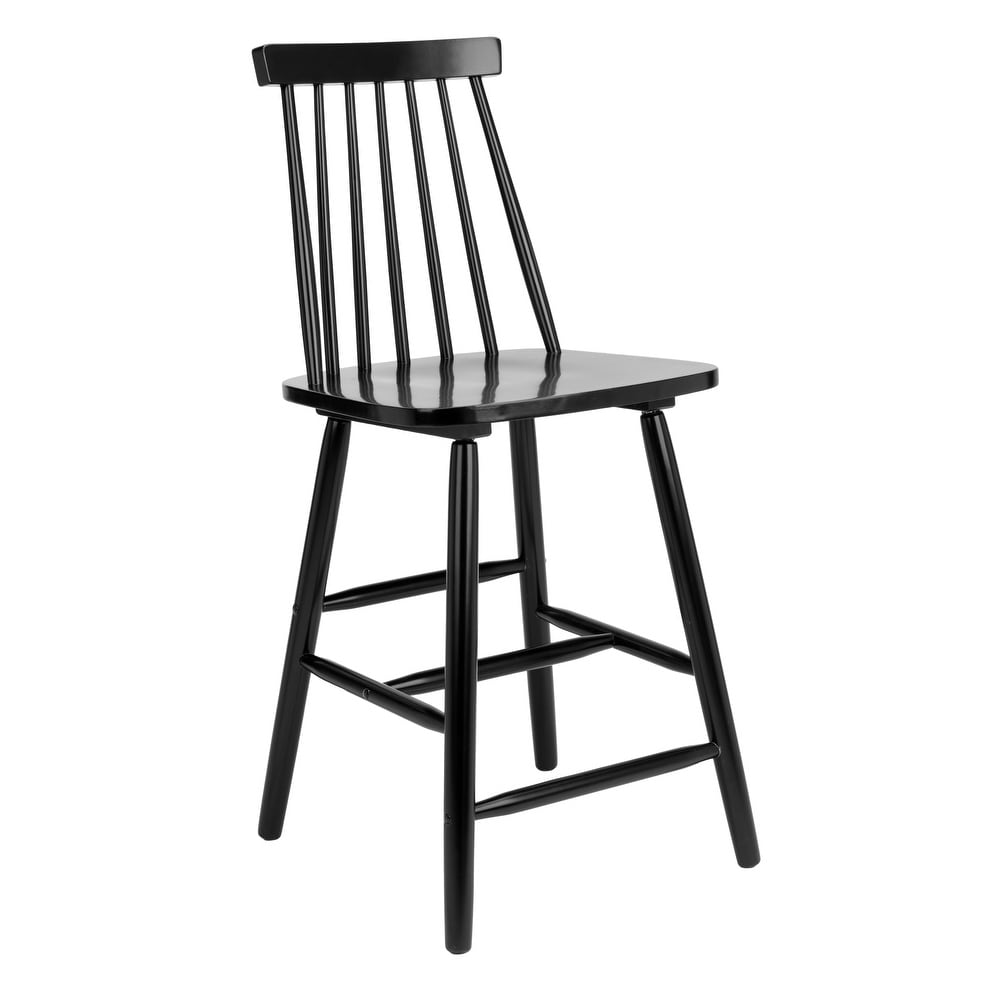 SAFAVIEH Beaufort 24 inch Spindle Farmhouse Counter Stool (Set of 2)   17.7\