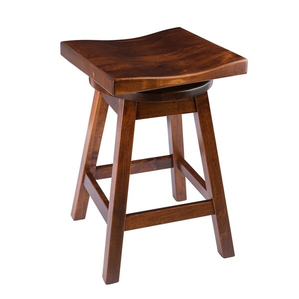 Swivel Urban Bar Stool in Maple Wood