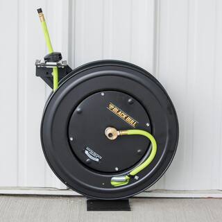 BLACK BULL 50 ft. Retractable Air Hose Reel with Auto Rewind AHAR50