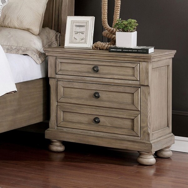 Furniture of America Nahkohe 3-piece Bedroom Set with 2 Nightstands - - 29726467