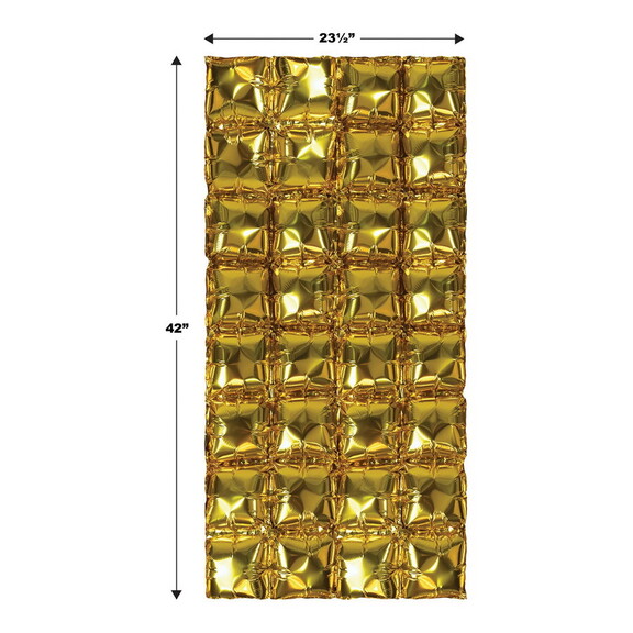 Beistle 53861 GD Foil Balloon Backdrops  goldass...