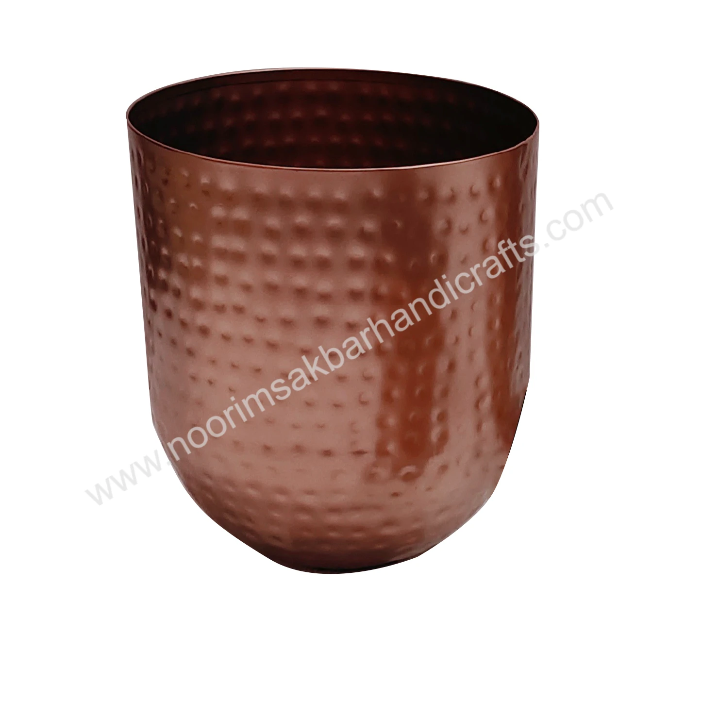 Wholesale Supply Hammered Home Decoration Copper Metal Planter without  Stand for Table Top Decoration Available at Best Price