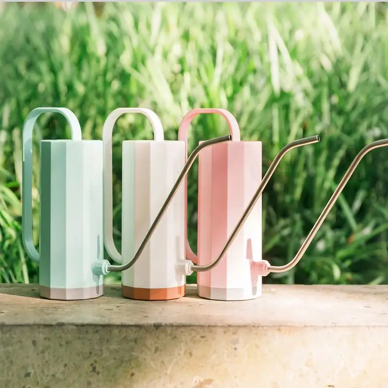 Custom Indoor 1L 7 Oz  Green Blue Galvanized Iron Plant Flower Small Mini Unique Metal Watering Cans/