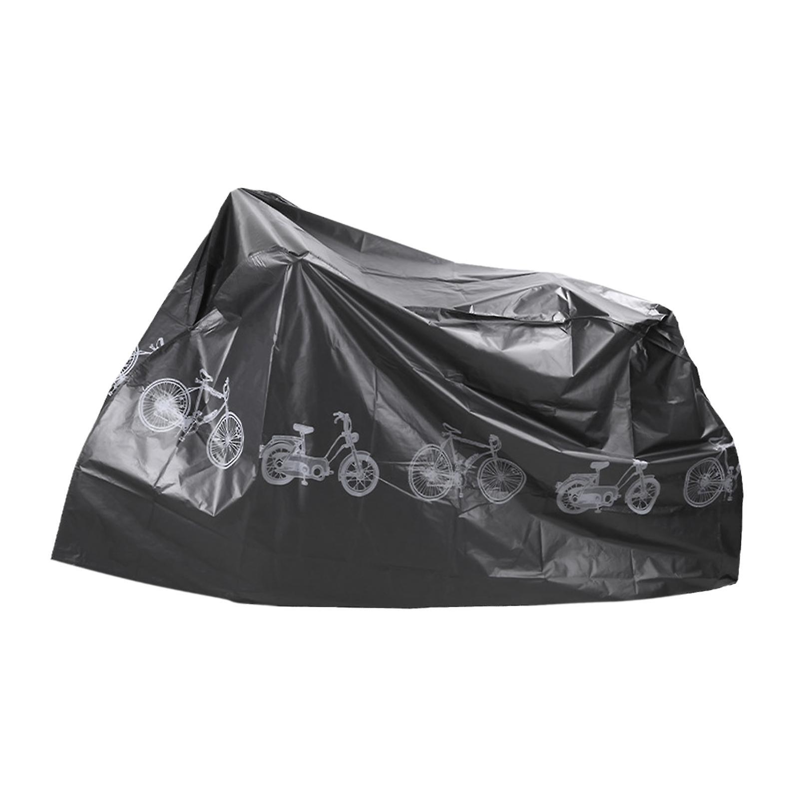 Bike Rain Cover Waterproof Motorcycle Cover For Cycling Mountain Bike Riding Thicken 350g Black