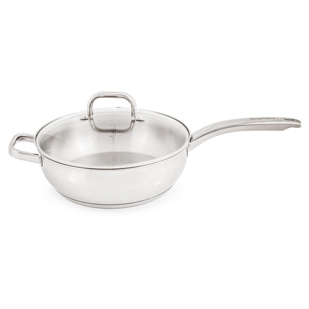 Berghoff Belly Shape 18 10 Stainless Steel Skillet With Glass Lid