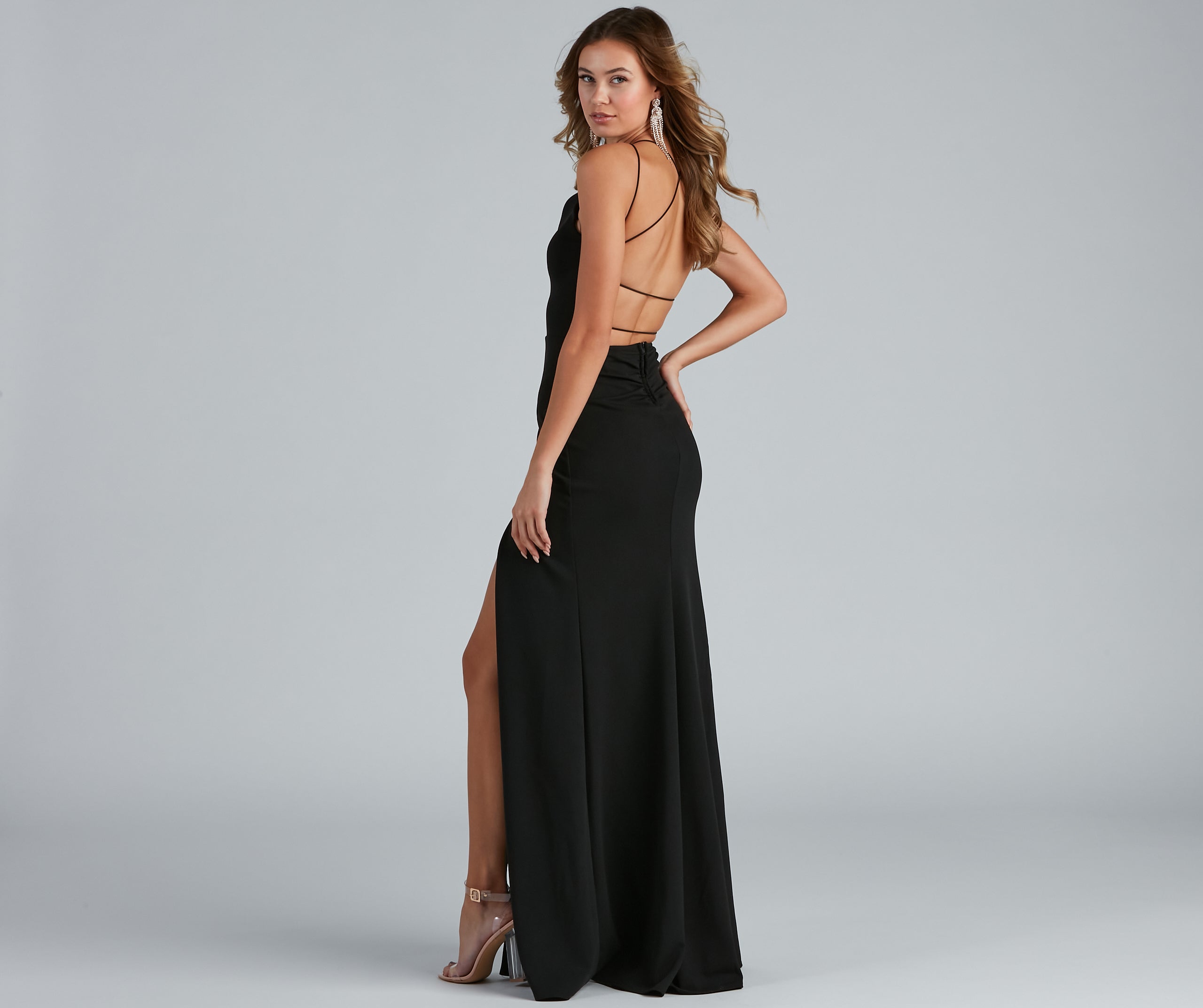 Presley Formal Halter A-Line Dress