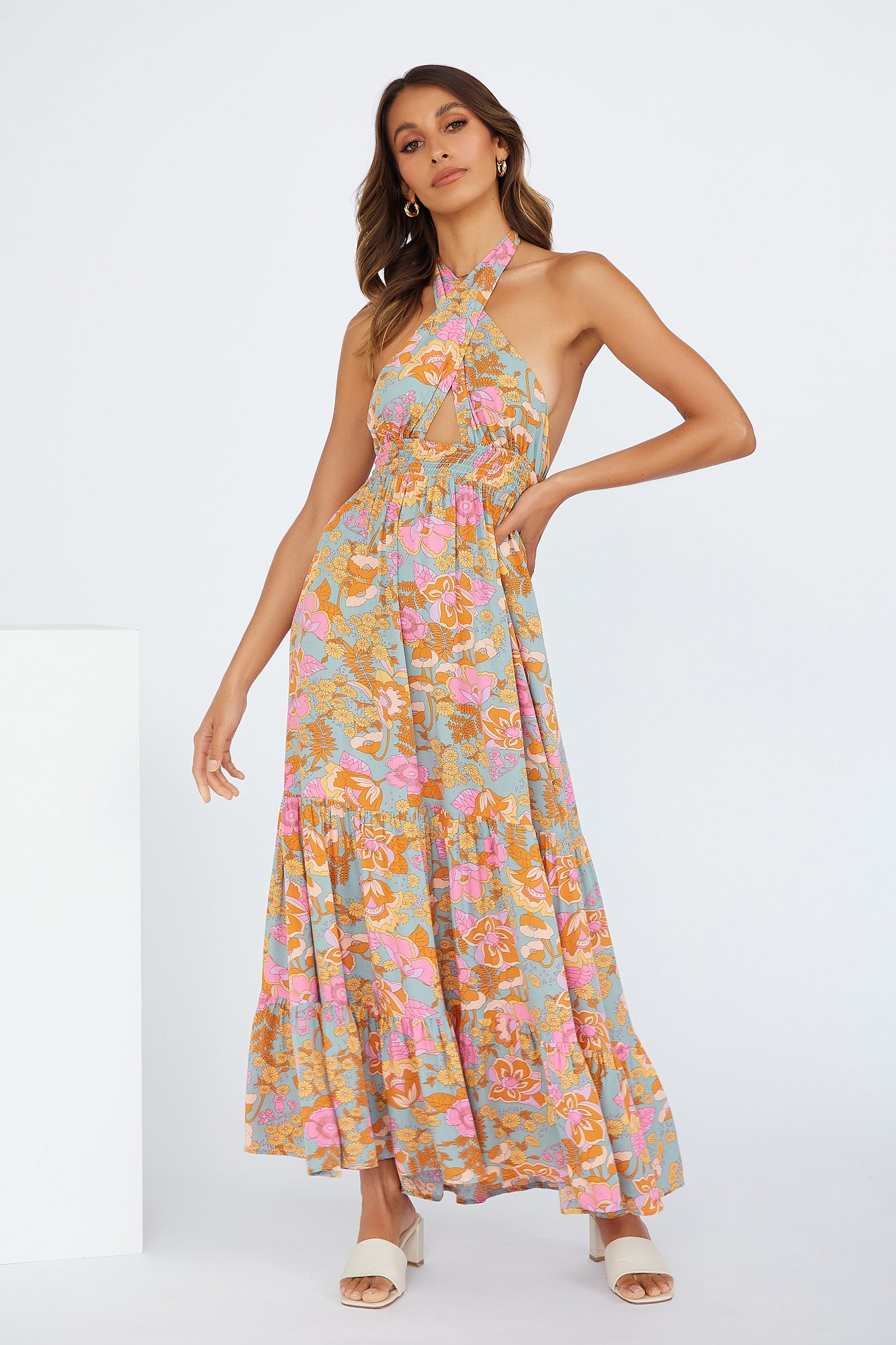 Important Piece Maxi Dress Sage