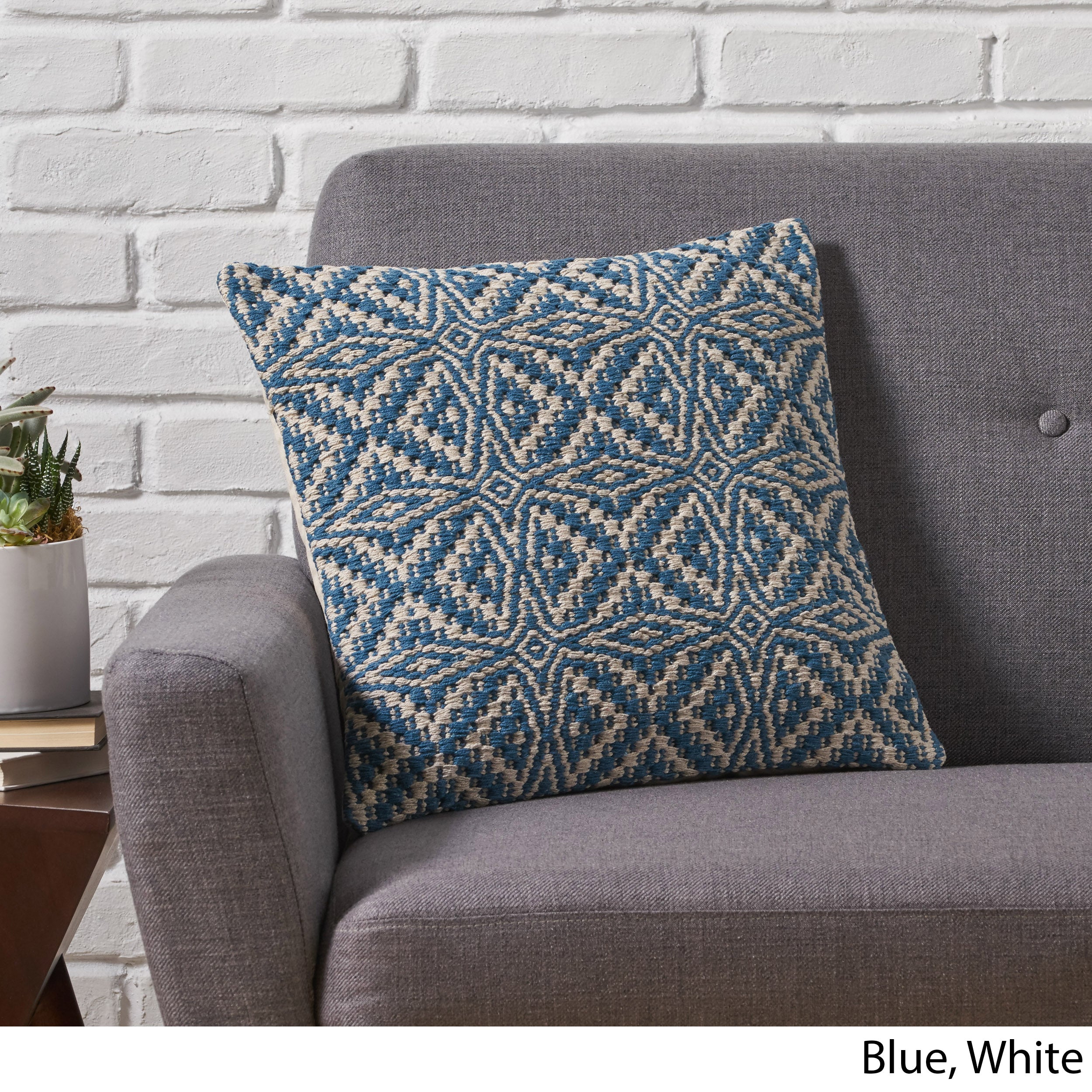 Aabidah Boho Cotton Throw Pillow