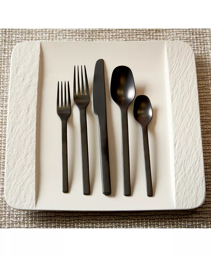 Villeroy and Boch Manufacture Rock Flatware 5 Piece Place Setting