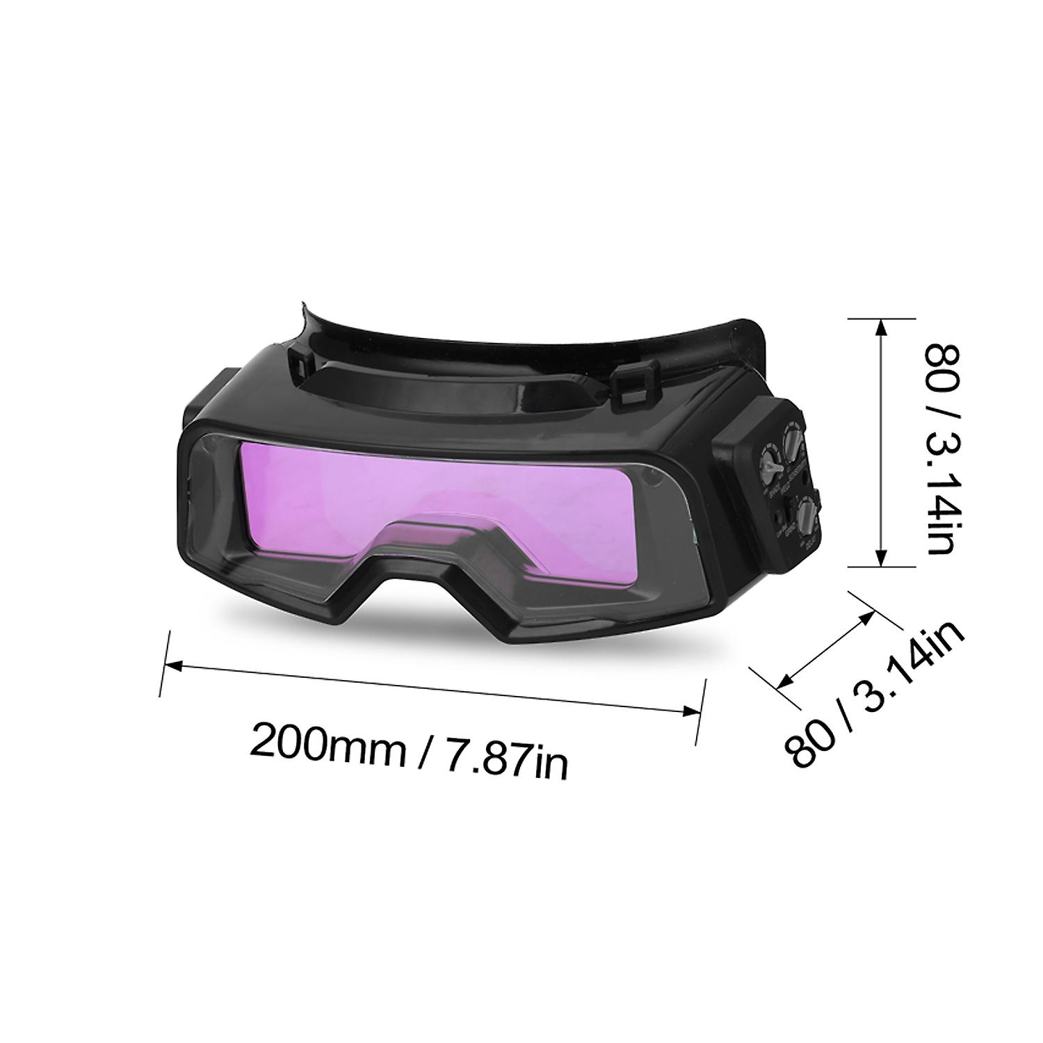 Auto Darkening Welding Goggles For Tig Mig Mma Professional Weld Glasses Goggles Multifunction Utility Tool No.225965