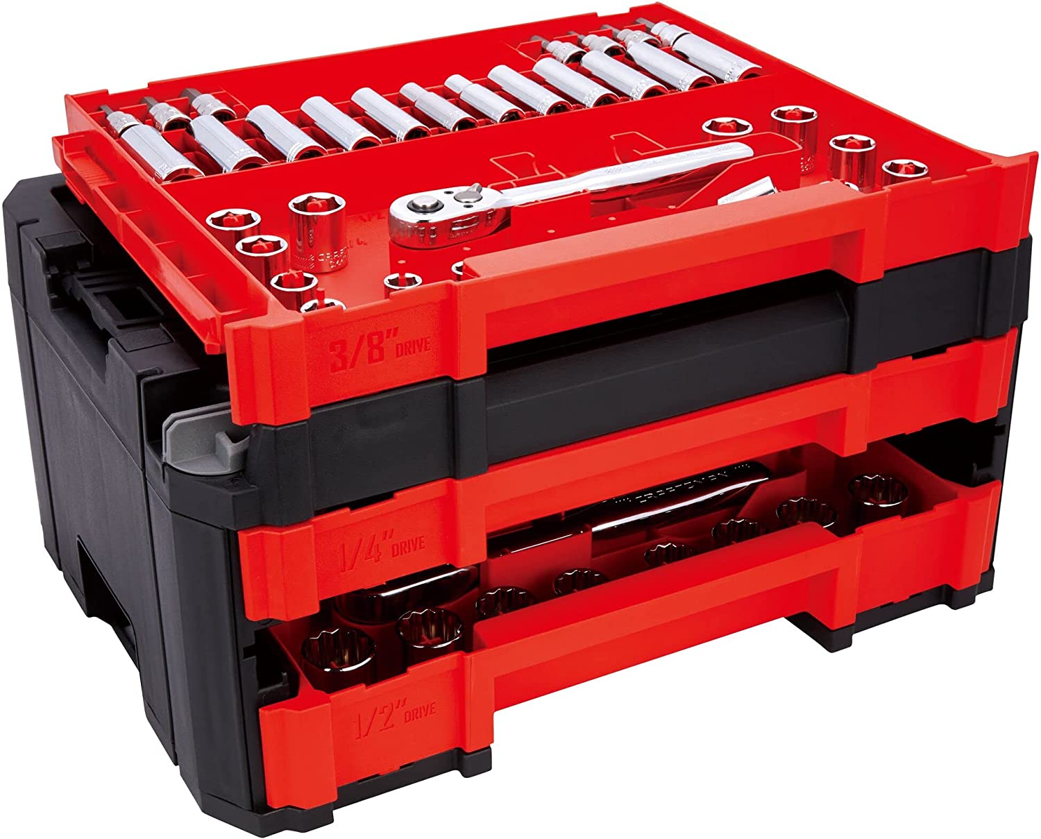 Mechanics Tools Kit with 3 Drawer Box, 216-Piece (CMMT99206)