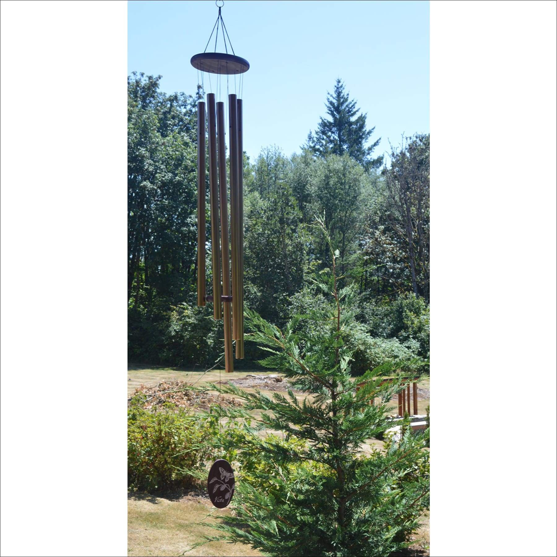 Sunset Vista 57 inch Bronze Wind Chime