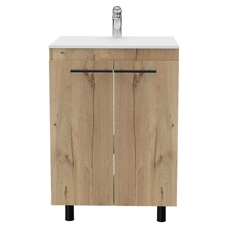 Selma 60 Freestanding Vanity Cabinet With Division