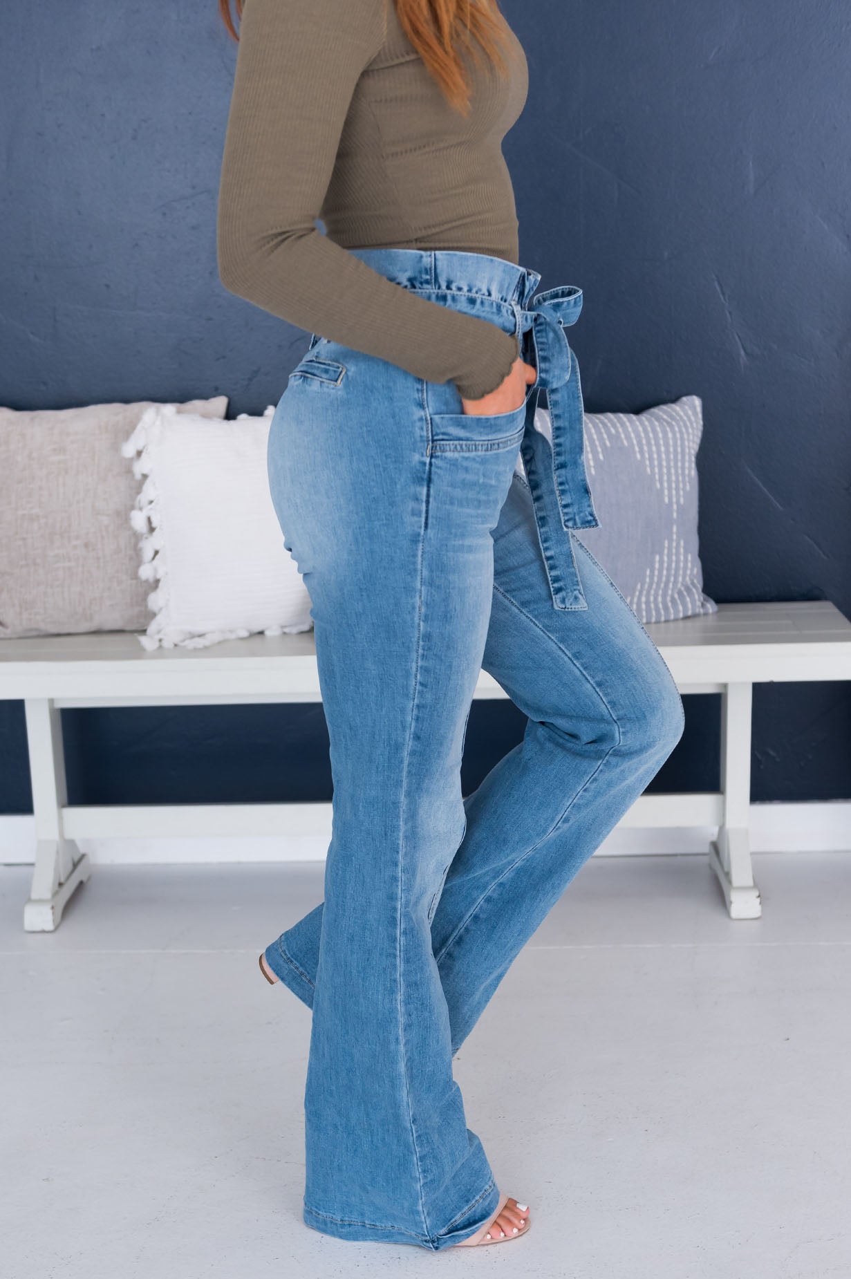 Making Statements Modest Paperbag Jeans