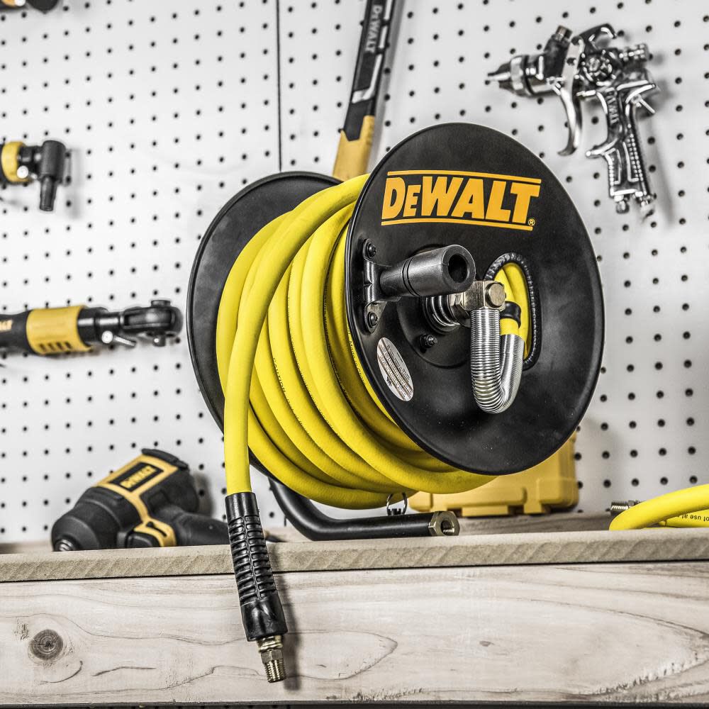 DEWALT 3/8 In. x 50 Ft. Manual Rubber Hose Reel DXCM024-0348 from DEWALT