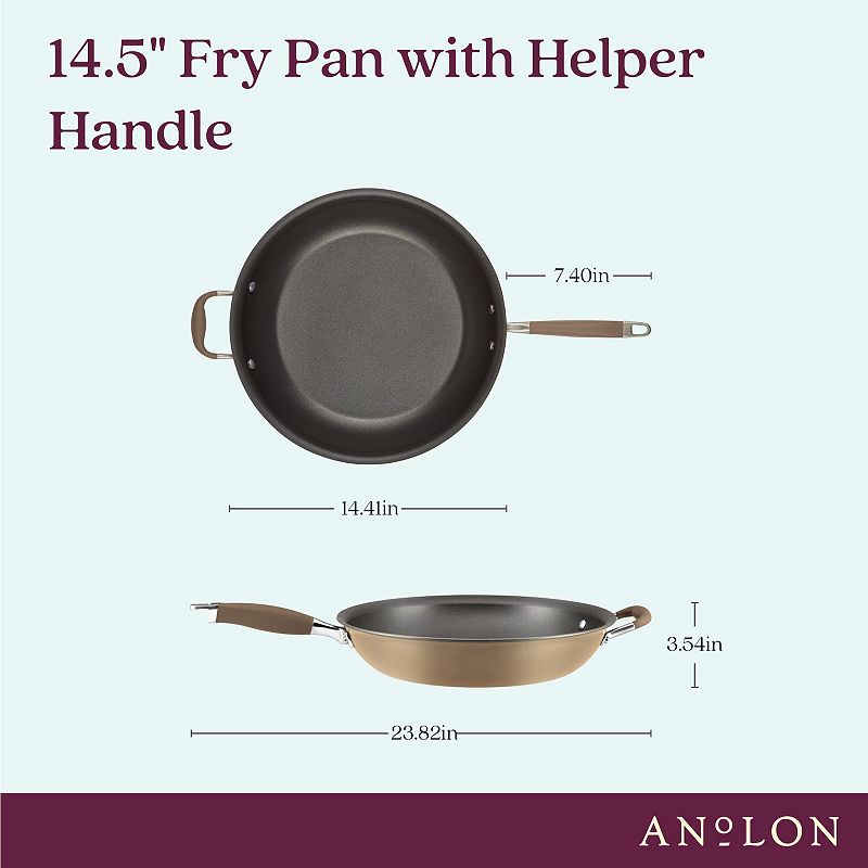 Anolon Advanced Home 14.5-in. Skillet with Helper Handle