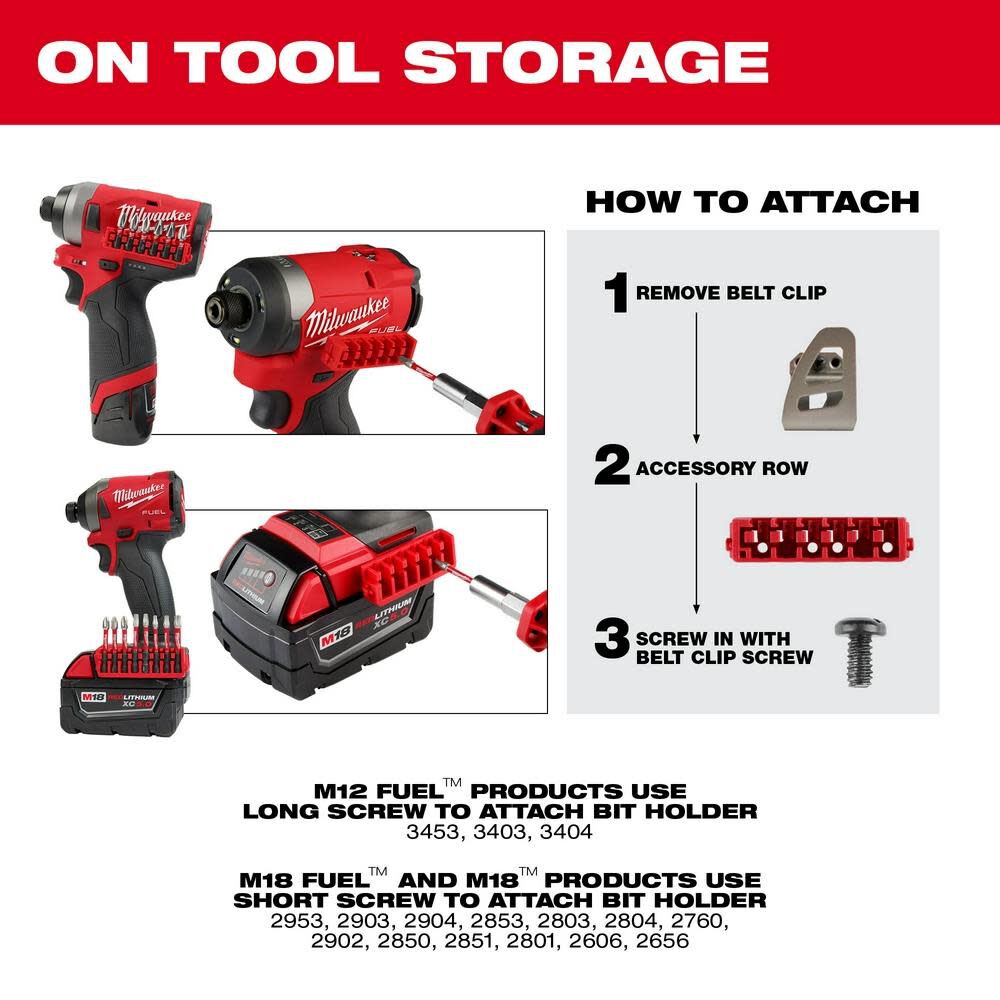 MW SHOCKWAVE Impact Duty Driver Bit Set 54pc 48-32-4010 from MW