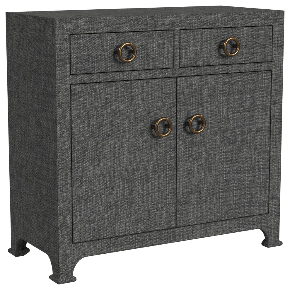 Chatham 2 Drawer Raffia Accent Cabinet   Transitional   Accent Chests And Cabinets   by Butler Specialty Company  Houzz