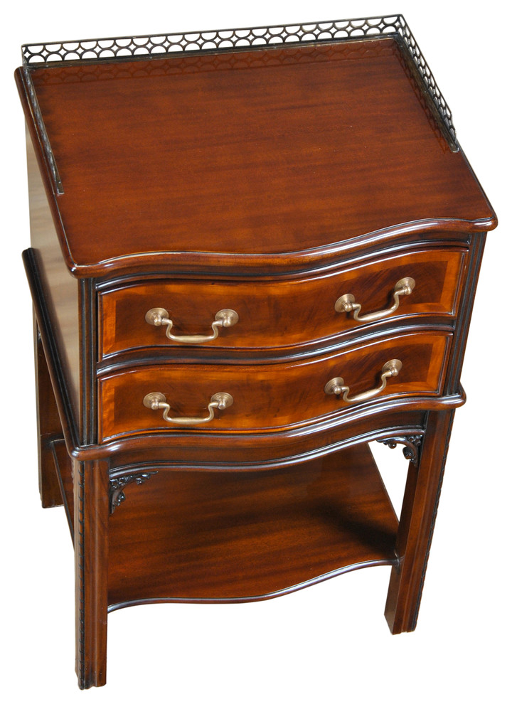 Chippendale End Table  Mahogany End Table   Traditional   Side Tables And End Tables   by Niagara Furniture  Houzz