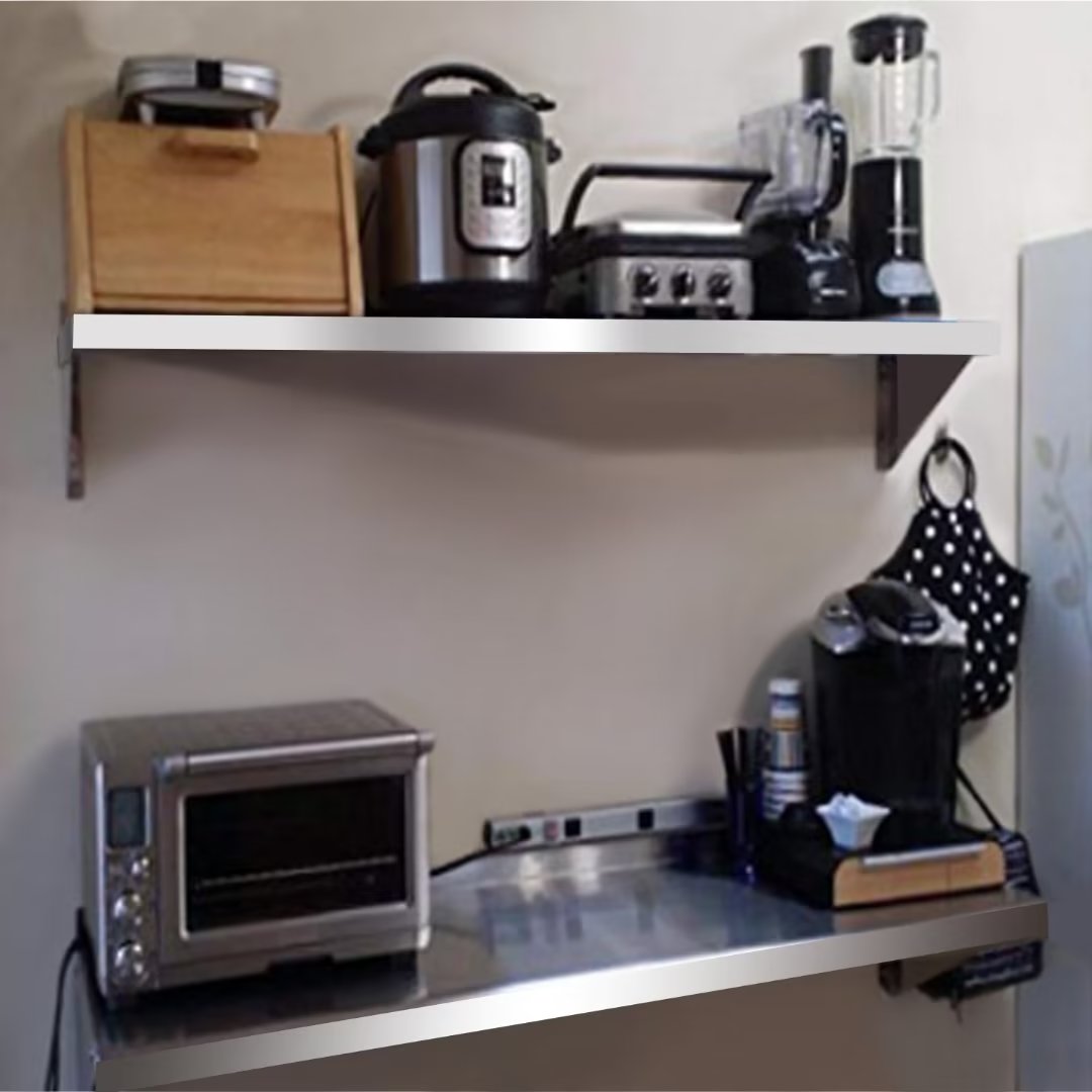 Nisorpa Stainless Floating Shelves, 12