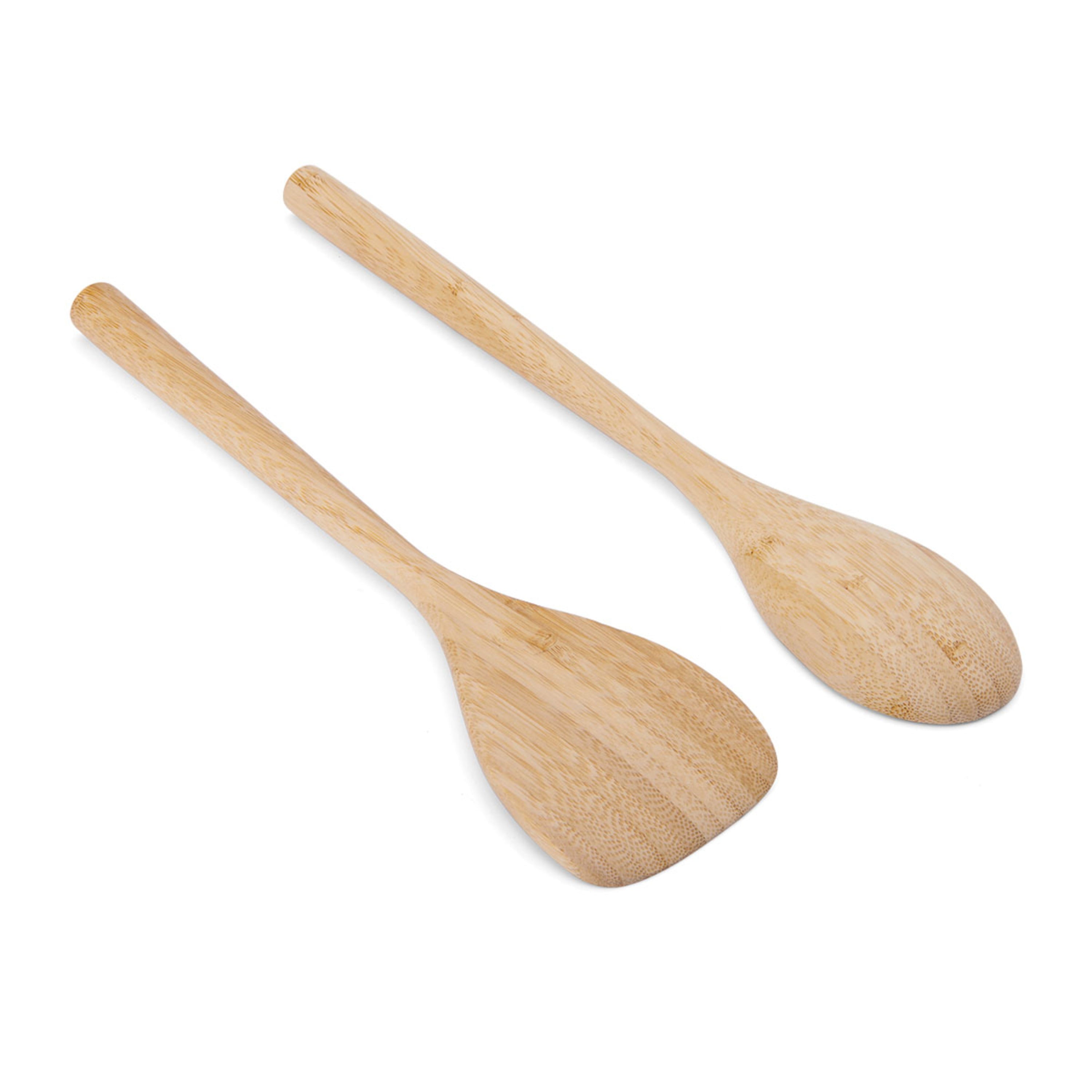 Kitchenaid Bamboo 2-Piece Spoon and Short Turner