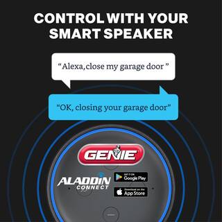 Genie Signature Series 1 hp. Belt Drive Smart Garage Door Opener with Battery Backup 7155D-TSV