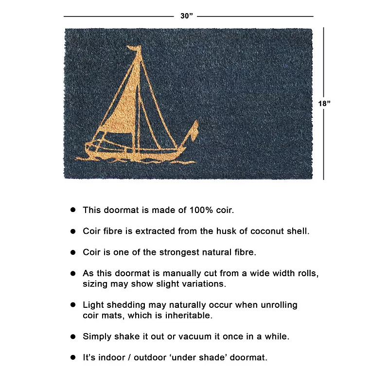 RugSmith Yacht Doormat - 18'' x 30''