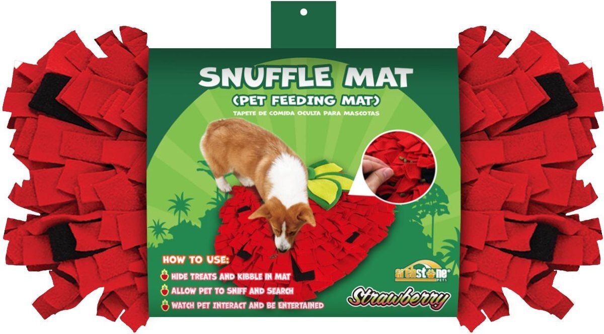 Archstone Pets Strawberry Dog Snuffle Mat