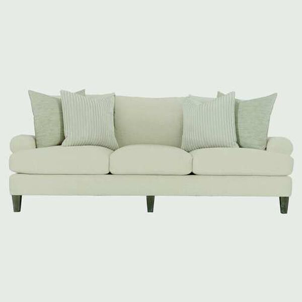 Isabella Cream and Walnut Sofa