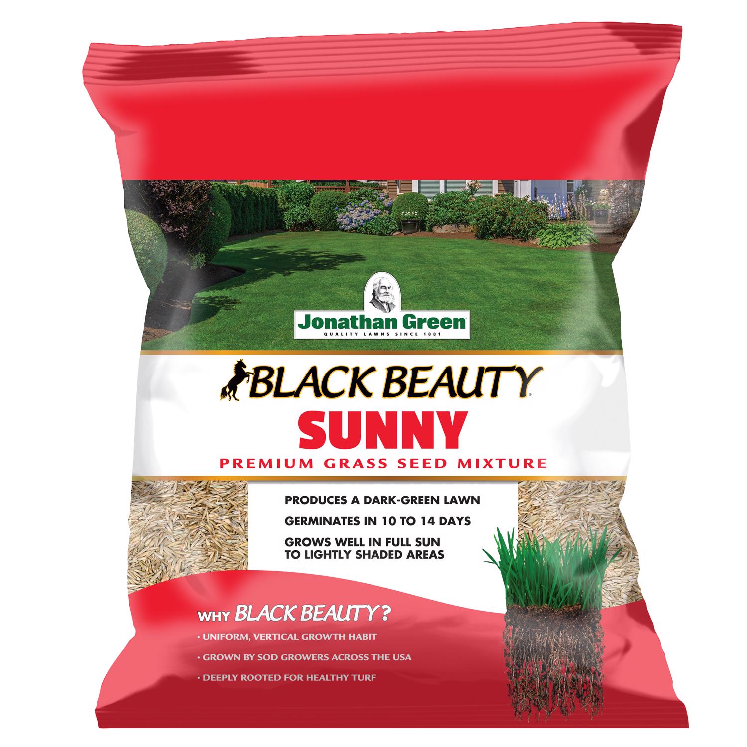 Jonathan Green Black Beauty Mixed Full Sun Grass Seed 3 lb