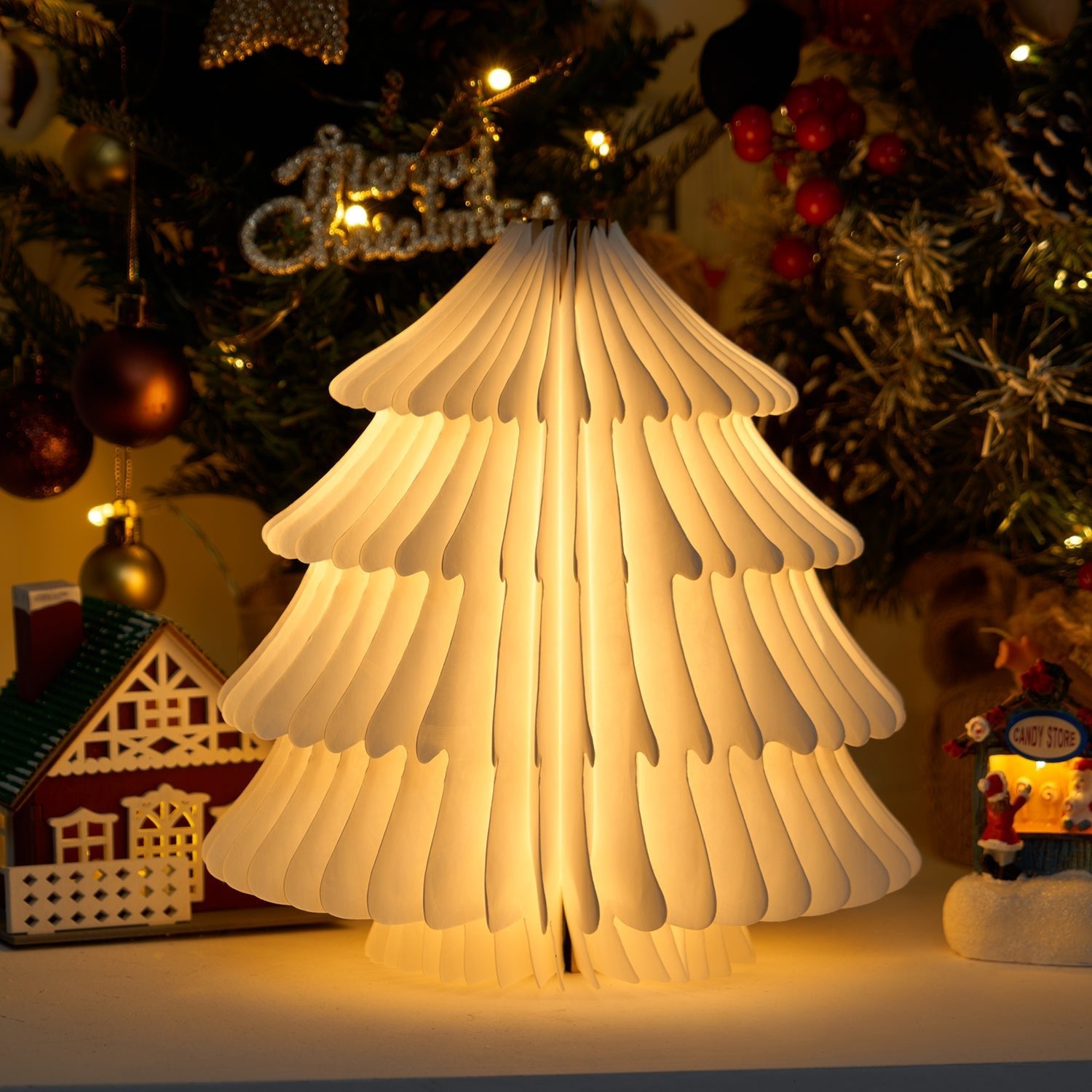 Xmas Tree Fold Table Lamp