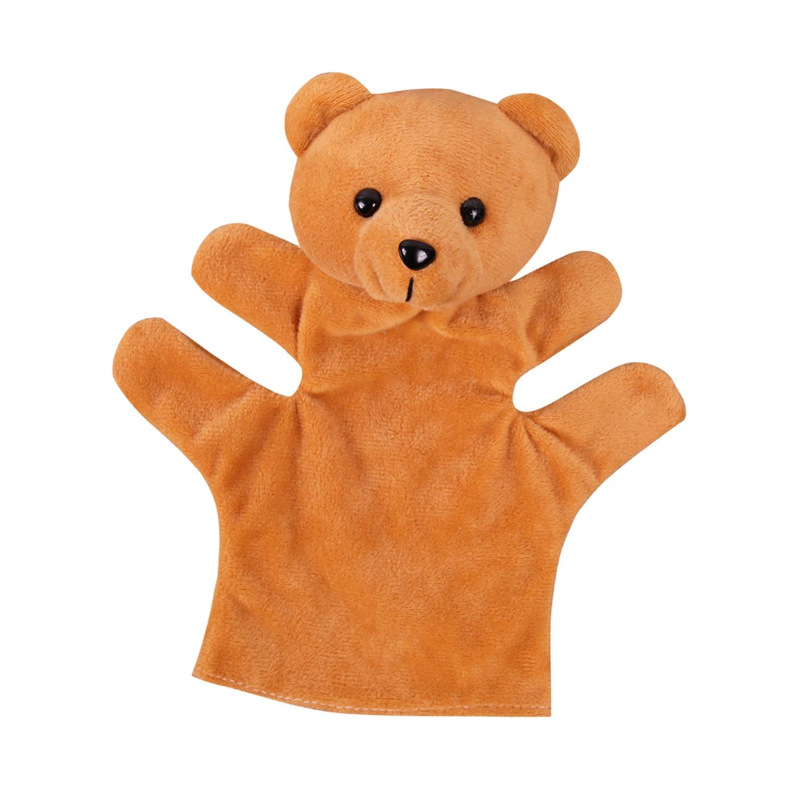 Hand Puppets Plush Make Your Own Puppets Finger Puppets Toy For Storytelling Bear