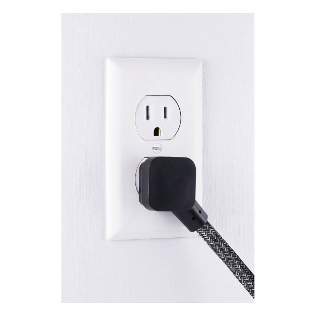 Cordinate 4 x27 2 Ac 2 Usb Extension Cord Dark Heather