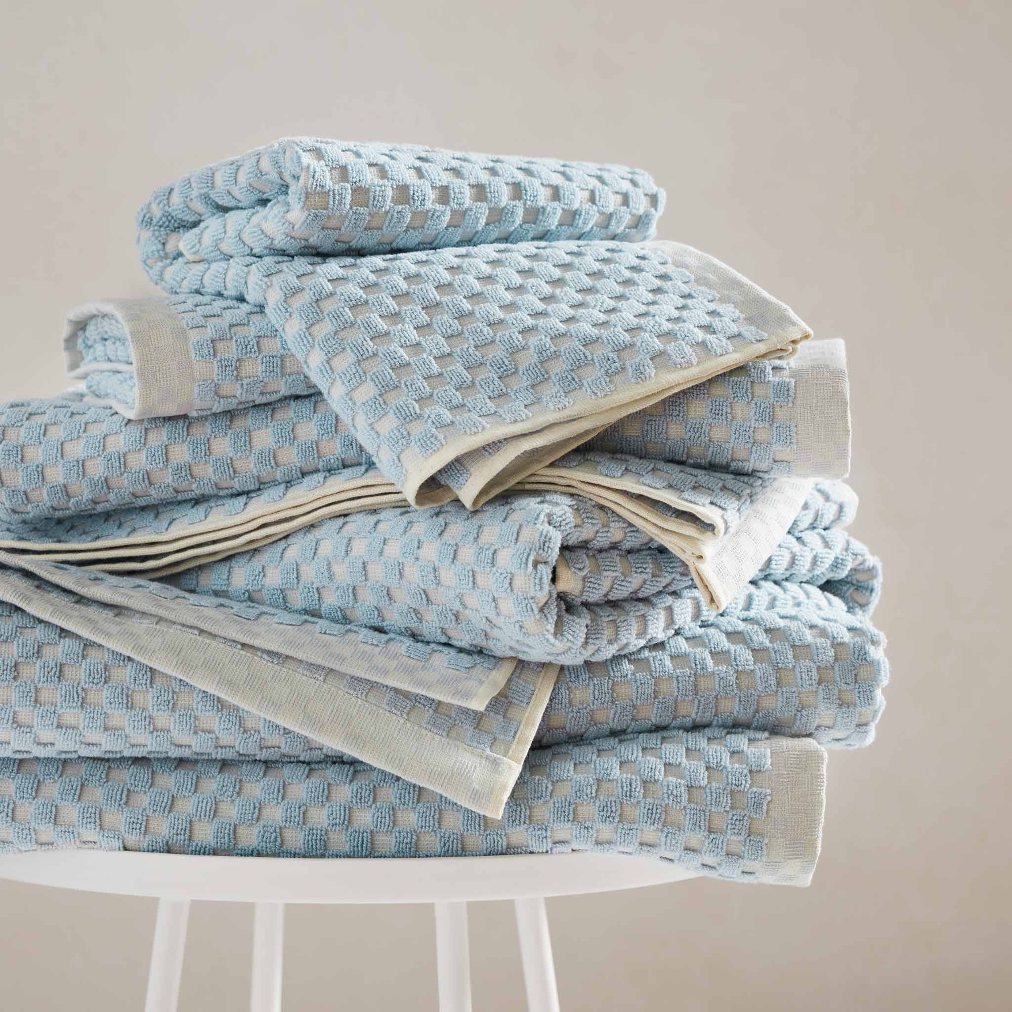 Checkered Jacquard Bath Sheets - Last Call