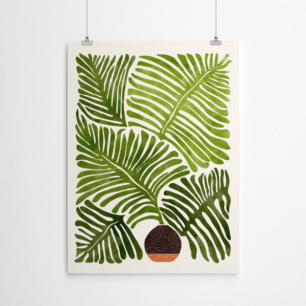 Americanflat Botanical Modern Fern By Modern Tropical Poster