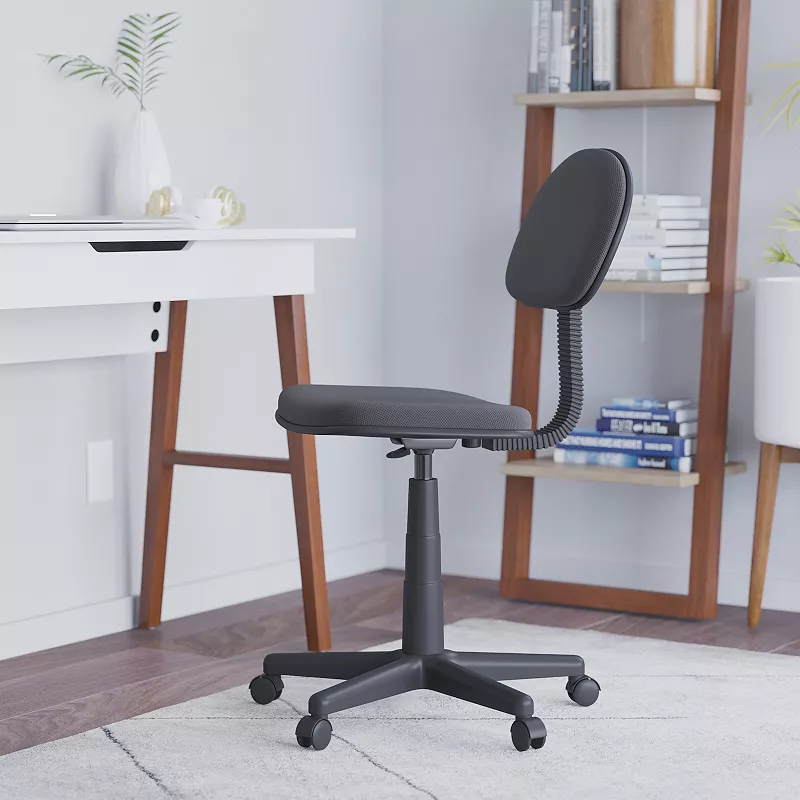 Emma and Oliver Adjustable Mesh Swivel Task Office Chair - Low Back Student Desk Chair