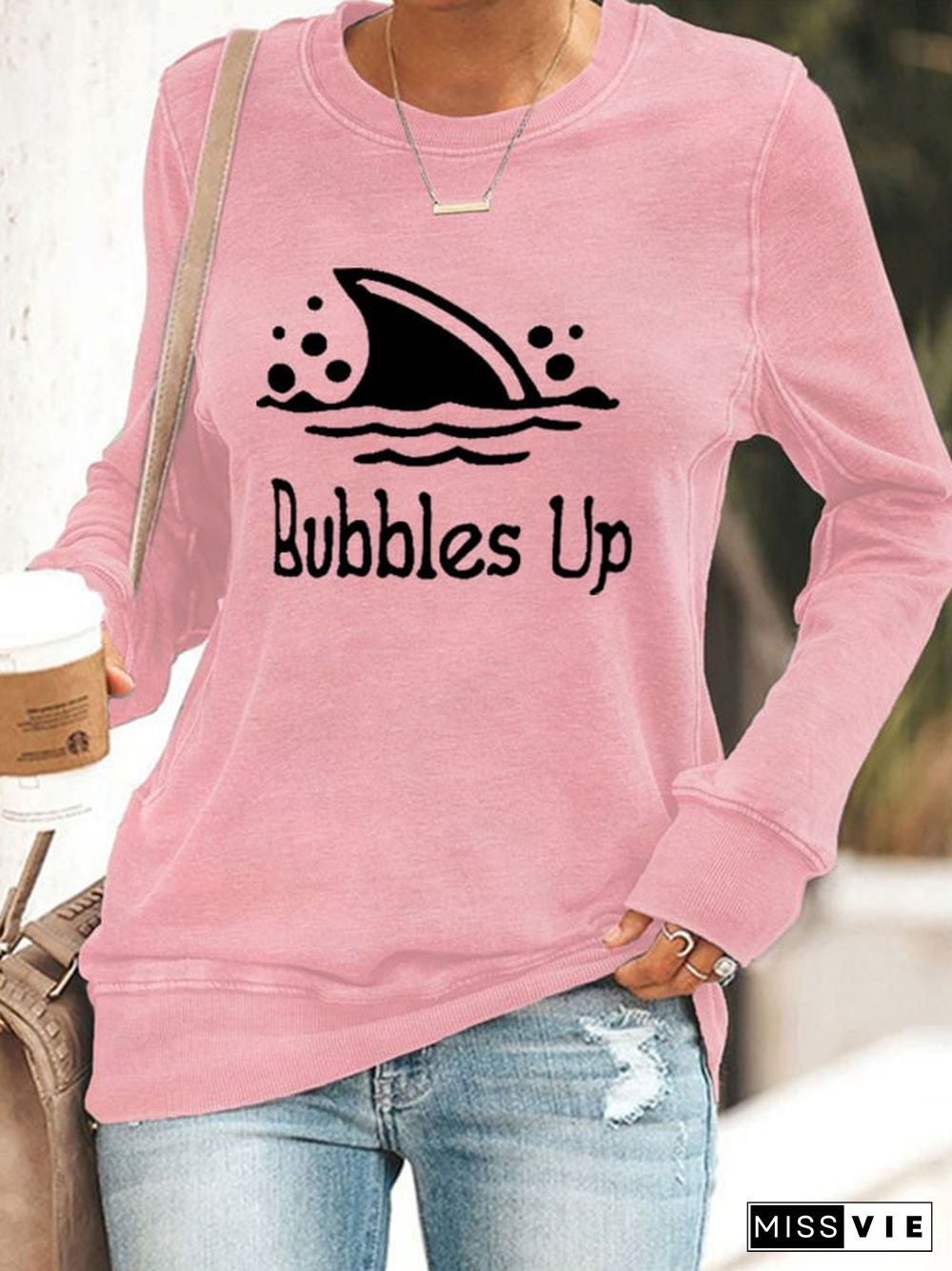 Women's Bubbles Up Jimmy Print Sweatshirt