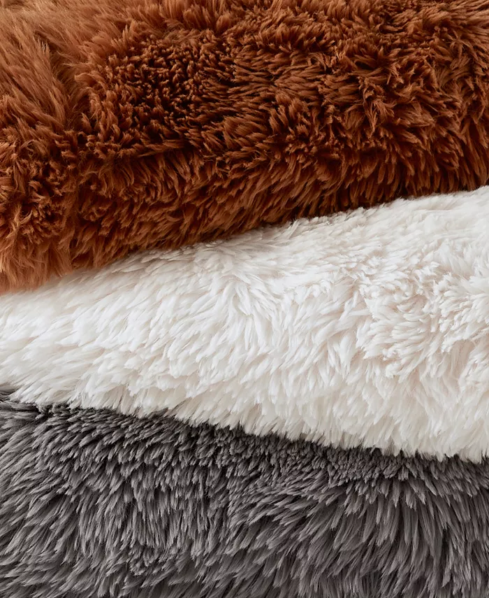 Madison Park Haven Faux Fur Throw， 50