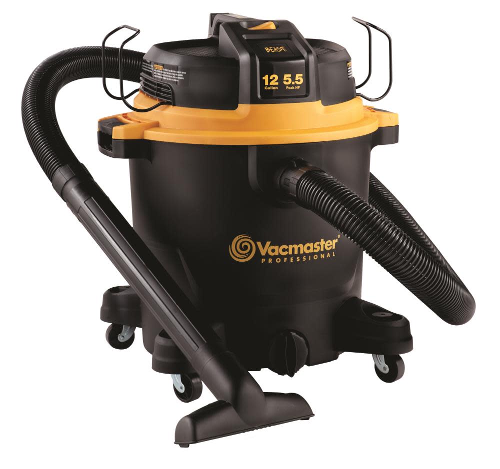 12 Gallon Professional Wet/Dry Vac， Beast Series ;