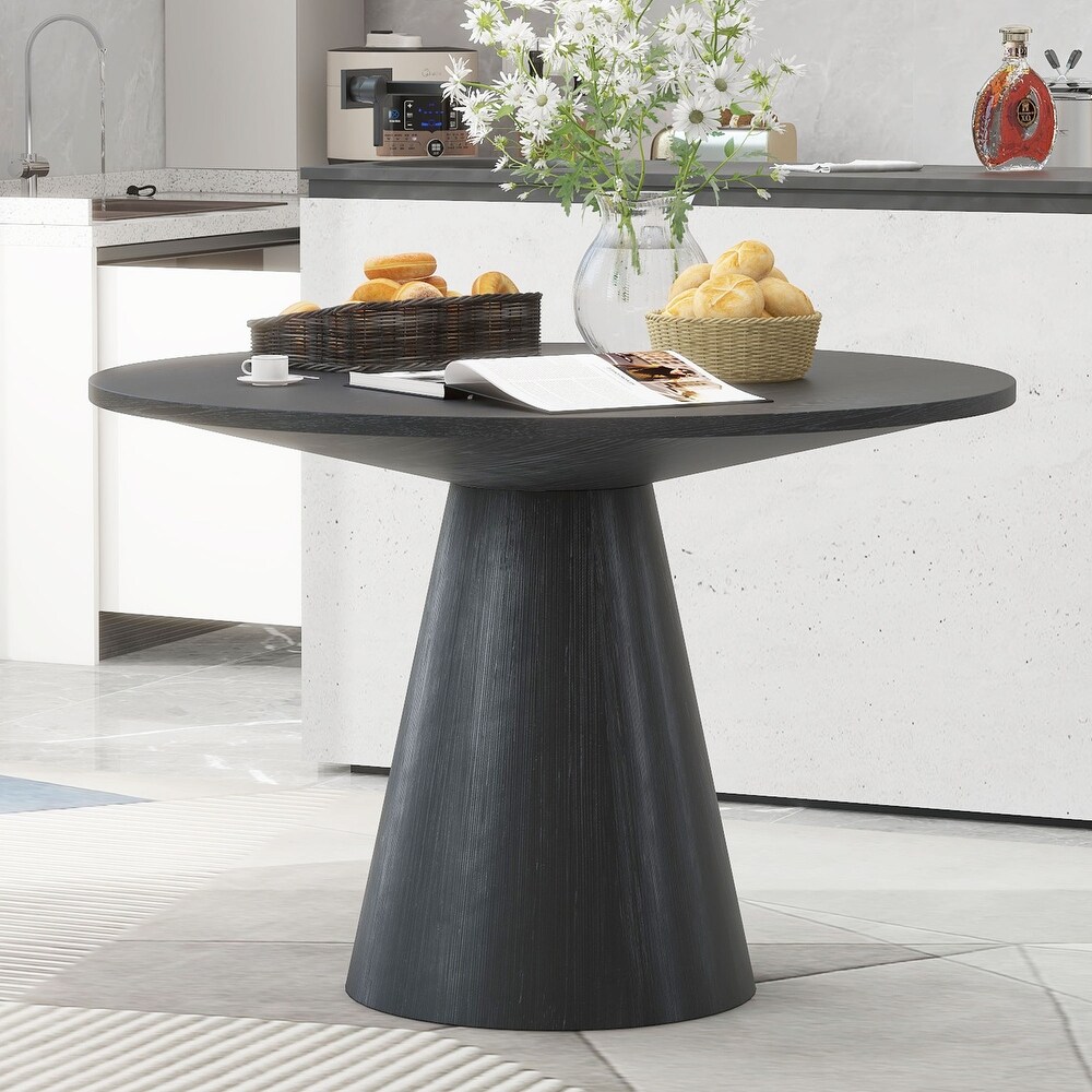 Retro Round Dining Table for Living Room Dining Room