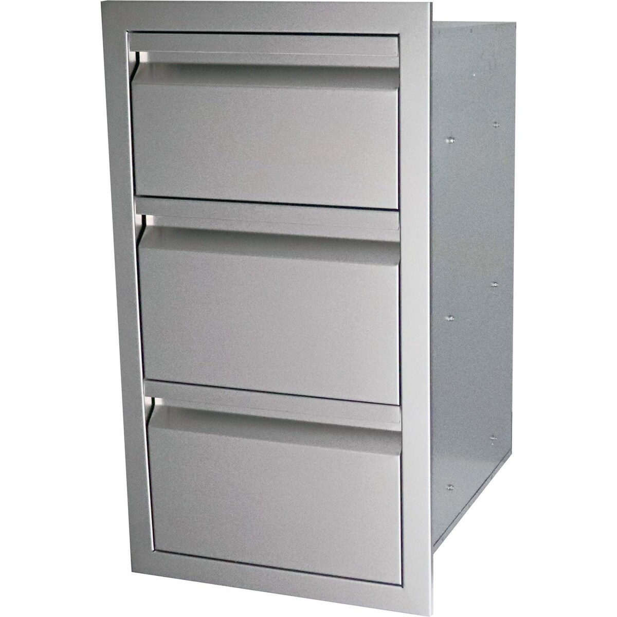 RCS Valiant Series 17-Inch Stainless Steel Triple Access Drawer