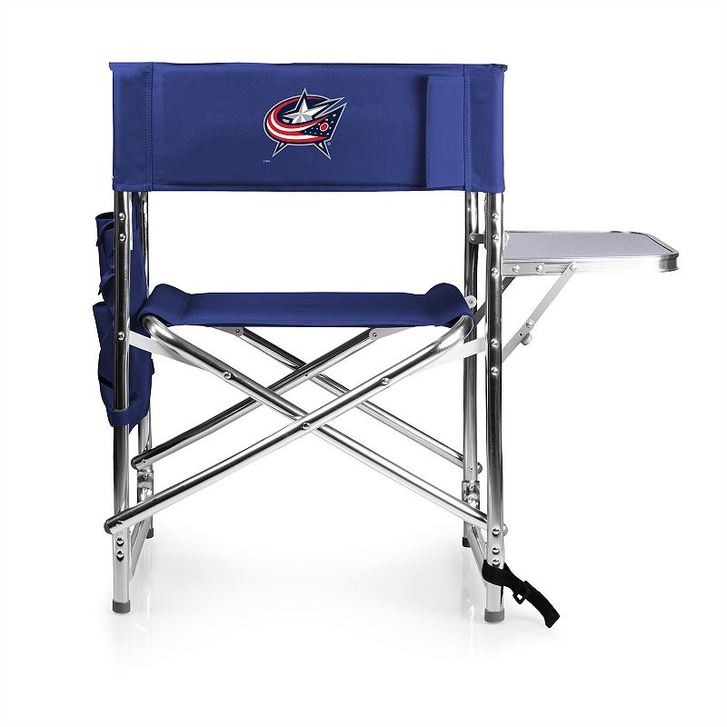 Picnic Time Columbus Blue Jackets Foldable Sports Chair